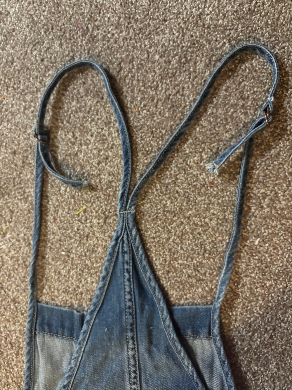 Pilcro Anthropologie Blue Denim Painter Overalls - Picture 12 of 13